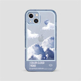 Snow Mountain Sunset Clear Case with Invisible Stand for iPhone 13 12 11 Pro Max