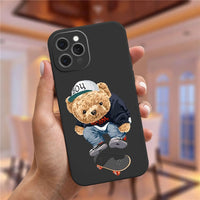 Cool Bear Case For iPhone 14 13 12 series