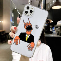 Painting Art Silicone TPU Half-wrapped Case For iPhone 11 Series