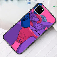 Sexy Cartoon TPU Luxury Half-wrapped Case For iphone 11 S