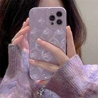 3D Honeycomb Pattern Laser Silicone Shockproof Case for iPhone 14 13 12 series