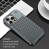 Luxury Metal Heat Dissipation Hollow Cooling Aluminum Case For iPhone 15 14 13 series