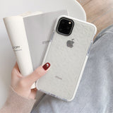 Luxury Shockproof Geometric Clear Soft Silicon TPU Phone Case For iPhone 11 Series