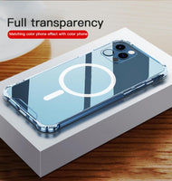Magsafe Wireless Charging Liquid Silicone Thin Soft Case For iPhone 12 11 Series