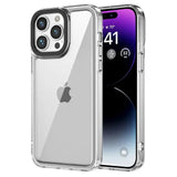 Ultra Thin Transparent Shockproof Hard PC Case For iPhone 15 14 13 12 series