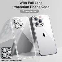 Plating Case with Lens Protection for Apple iPhone 14 13 12 series