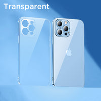 Luxury Clear Full Lens Protective Case for iPhone 14 13 12 series