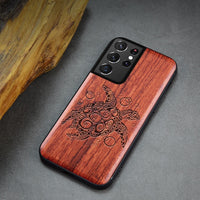 Carveit 3D Carved Wooden Case For Samsung Galaxy S21 Ultra Plus