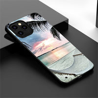 Sea Beach Silicone Case for iPhone 13 12 11 Pro Max Mini