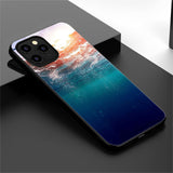 Sea Beach Silicone Case for iPhone 13 12 11 Pro Max Mini