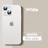 Matte Translucent Ultra Thin Case for iPhone 14 13 12 series