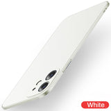 Ultra Slim Matte Frosted Hard PC Plastic Phone Case For iPhone 12 11 Series