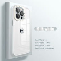 Luxury Transparent Shockproof Armor Case for iPhone 14 13 12 series