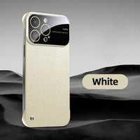 Luxury Shockproof PU Leather Lens Protection Case For iPhone 15 14 13 12 series