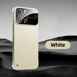 Luxury Shockproof PU Leather Lens Protection Case For iPhone 15 14 13 12 series