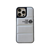 Puffer Fish Down Jacket Case for iPhone 14 13 12 series