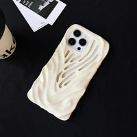 Heat Dissipation Hollow Water Ripple Shockproof Soft Case For iPhone 14 13 series