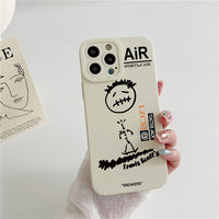 Skateboard Graffiti Cactusjack Silicone Case For iPhone 14 13 12 series