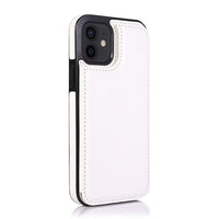 Retro Leather Multi Card Holder Wallet Case For iPhone 13 12 11 Series