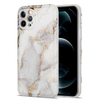 Glazed Marble Pattern TPU Case for iPhone 12 11 Series