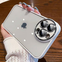 Luxury Camera Protector Lens Film Transparent Case For iPhone 14 13 12 series