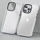 Luxury Matte Transparent Case for iPhone 14 13 12 series