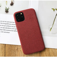 Luxury Fabric Soft Back Cover For iPhone 13 12 11 Series