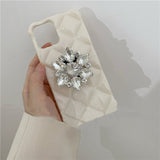 Bling Glitter 3D Crystal Diamond Ring Holder Stand Case for iPhone 14 13 12 series