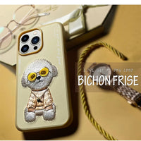 3D Embroidery Cute Case for iPhone 14 series