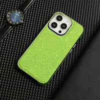 Flower Bear Leather Magsafe Wireless Charging Case For iPhone 14 13 12 series