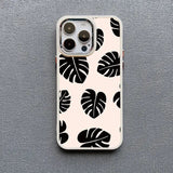 Various Flowers Leaves Shockproof Soft Case For iPhone 15 14 13 12 series