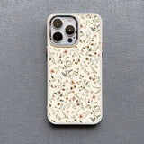 Various Flowers Leaves Shockproof Soft Case For iPhone 15 14 13 12 series