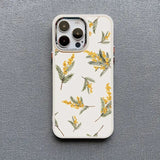 Various Flowers Leaves Shockproof Soft Case For iPhone 15 14 13 12 series