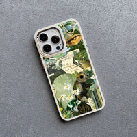 Creative Black Cat Illustration Gorgeous Nature Silicone Case for iPhone 15 14 13 series