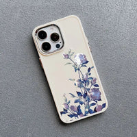 Rose Flowers Shockproof Silicone Case For iPhone 15 14 13 12 series