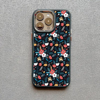 Various Flowers Leaves Shockproof Soft Case For iPhone 15 14 13 12 series