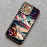 Japanese Aesthetic Mount Fuji Nature Landscape Silicone Soft TPU Case For iPhone 15 14 13 series