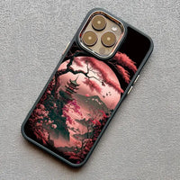 Japanese Aesthetic Mount Fuji Nature Landscape Silicone Soft TPU Case For iPhone 15 14 13 series