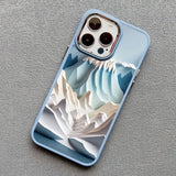 Printing Landscape Creative Mountains Shockproof Soft Case For iPhone 15 14 13 12 series