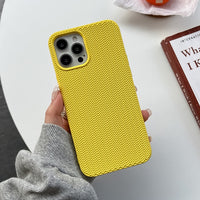 Retro Knitted Woven Pattern Shockproof Soft Silicone Case For iPhone 14 13 12 series