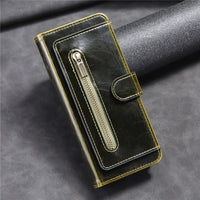 Luxury Wallet Zipper Leather Flip Cover Card Slot Holder For Samsung Galaxy Z Fold 3 5G