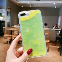 Night Luminous Quicksand Case For iPhone 12 11 Pro Max