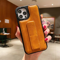 Luxury Wallet Cards Slot Leather Wristband Case For iPhone 14 13 12 series