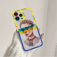 Ukraine Flag Transparent Case For iPhone 14 13 12 series