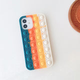 Push it Stress Relief Soft Silicone Case For iPhone 13 12 11 Series