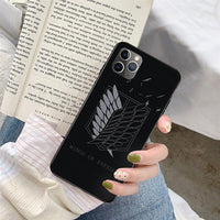 Anime Japanese Attack on Titan Phone Case For iphone 12 11 Series