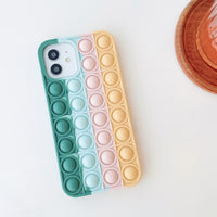 Push it Stress Relief Soft Silicone Case For iPhone 13 12 11 Series