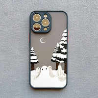 Cute Ghost Shockproof Soft Case For iPhone 14 13 12 series