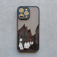 Cute Ghost Shockproof Soft Case For iPhone 14 13 12 series