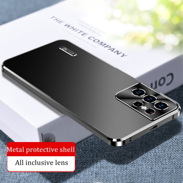 New Metal Case with Built in Lens Protection For Samsung Galaxy S21 S21 Ultra